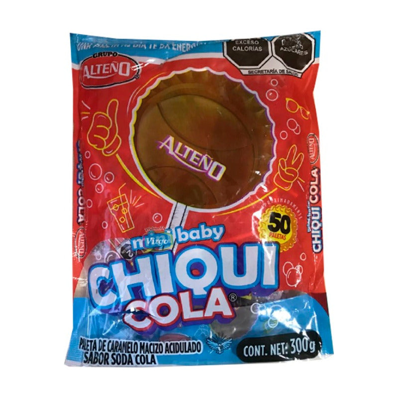 Paleta Chiquicola Mini Baby Caramelo Macizo Alteño 50 Pzs - Eurotruck Mexico