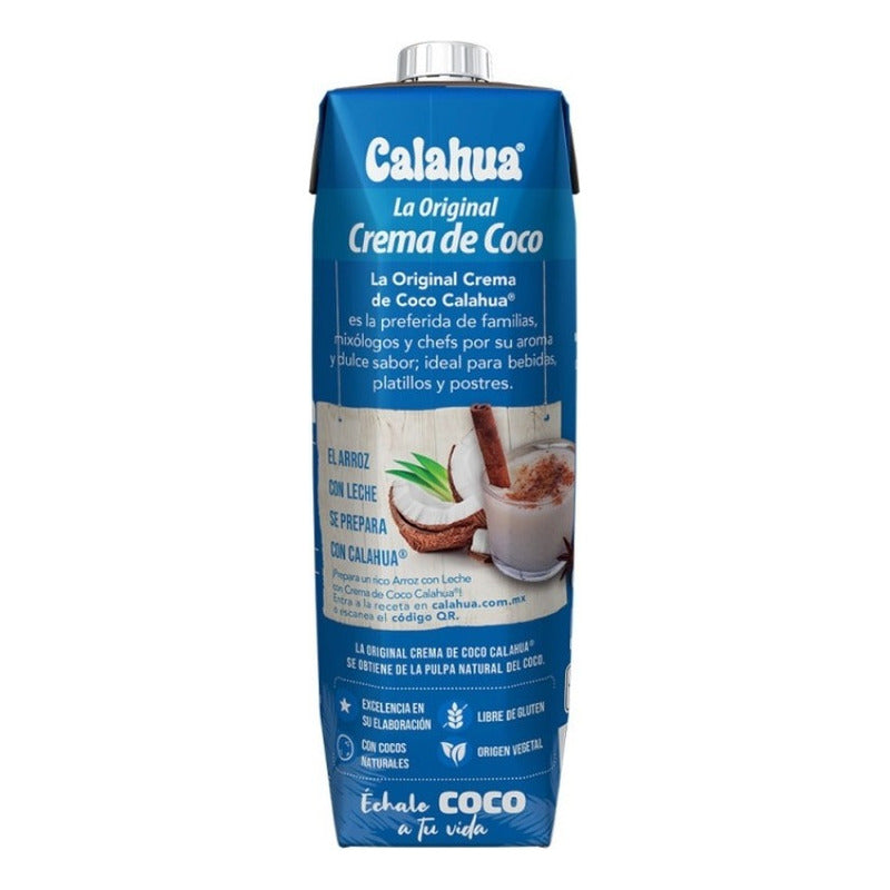 Calahua Crema Coco 1 Lt - Eurotruck Mexico
