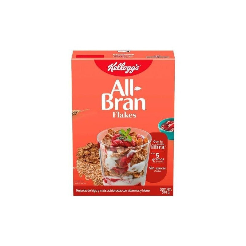 Cereal Kelloggs All Bran Flakes 1.10kg Con La Mejor Fibra - Eurotruck Mexico