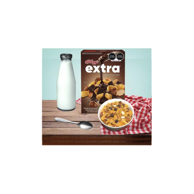 Cereal Kelloggs Extra Sabor Chocolate Almendras 2pz De 765gr