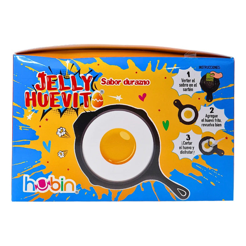 Gomita Jelly Huevito Estrellado Tronador Sabor Durazno 12pz - Eurotruck Mexico