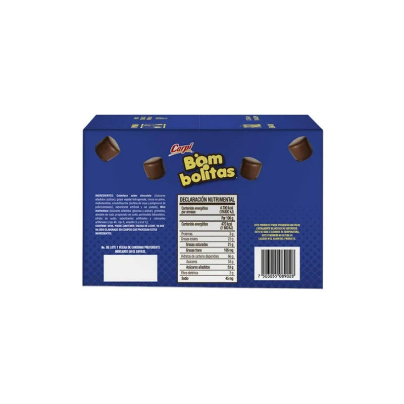 Carpi Bom Bolitas Malvavisco Cubierto De Chocolate 1kg Tapon - Eurotruck Mexico