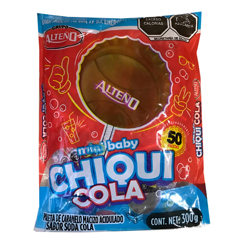 Paleta Caramelo Cola Alteno Libre Lactosa 50 Piezas - Eurotruck Mexico