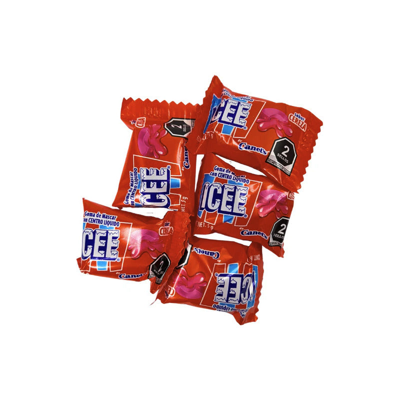Canels Icee Chicle Cereza 225g 45 u - Eurotruck Mexico
