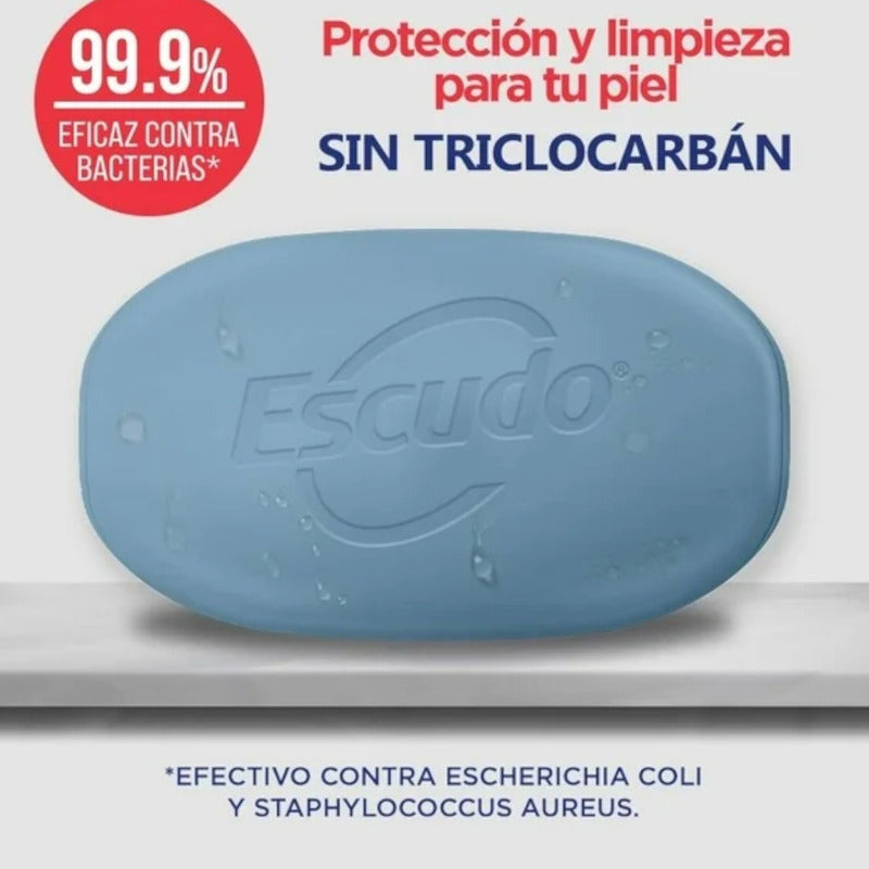 Jabon En Barra Escudo Antibacterial 135 Gr