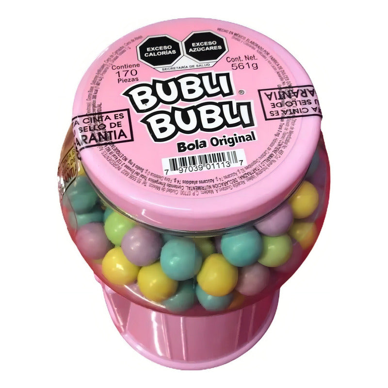 Maquina De Chicles Bubli Bubli Bola 170p Goma De Mascar 561g
