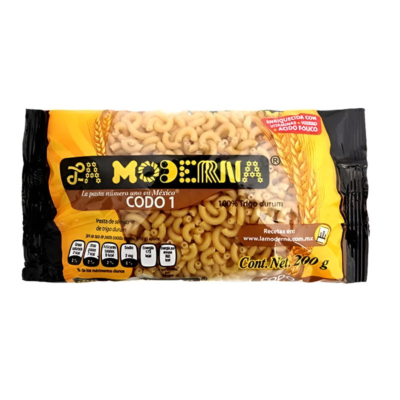 La Moderna Pasta Para Sopa Codo 1 200 Gr - Eurotruck Mexico