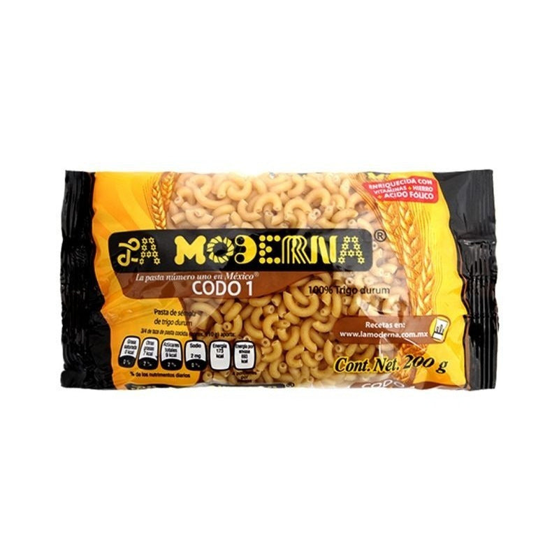 La Moderna Pasta Para Sopa Codo 1 200 Gr - Eurotruck Mexico