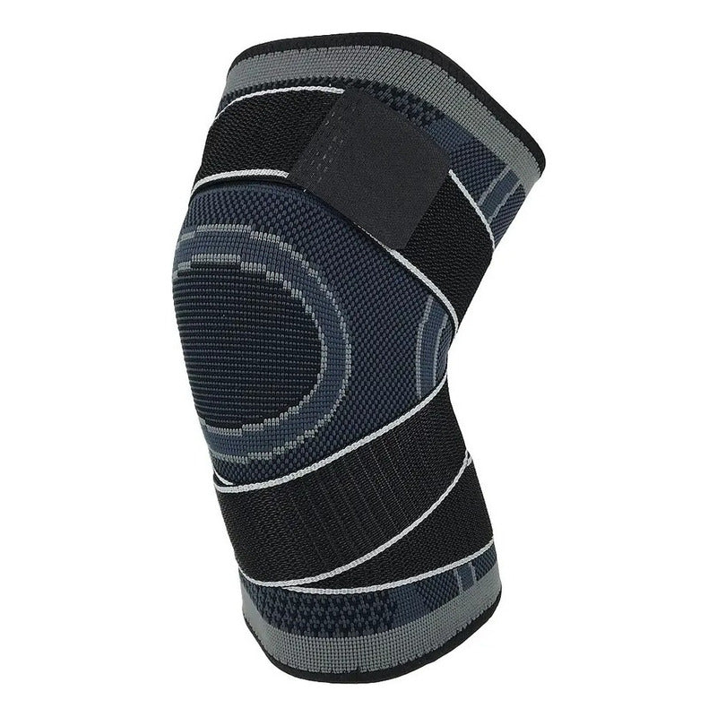 1 Par Rodilleras Deportivas De Compresion Para Gym Elasticas Color Negro Talla L (grande)