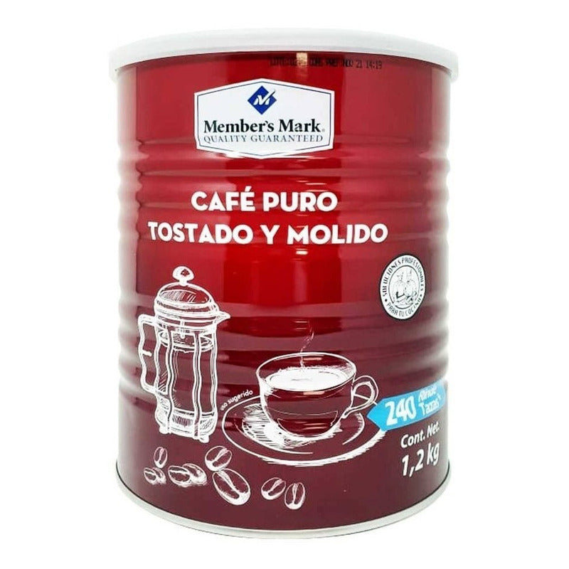 Cafe Puro Tostado Y Molido Members Mark 1.2 Kg - Eurotruck Mexico