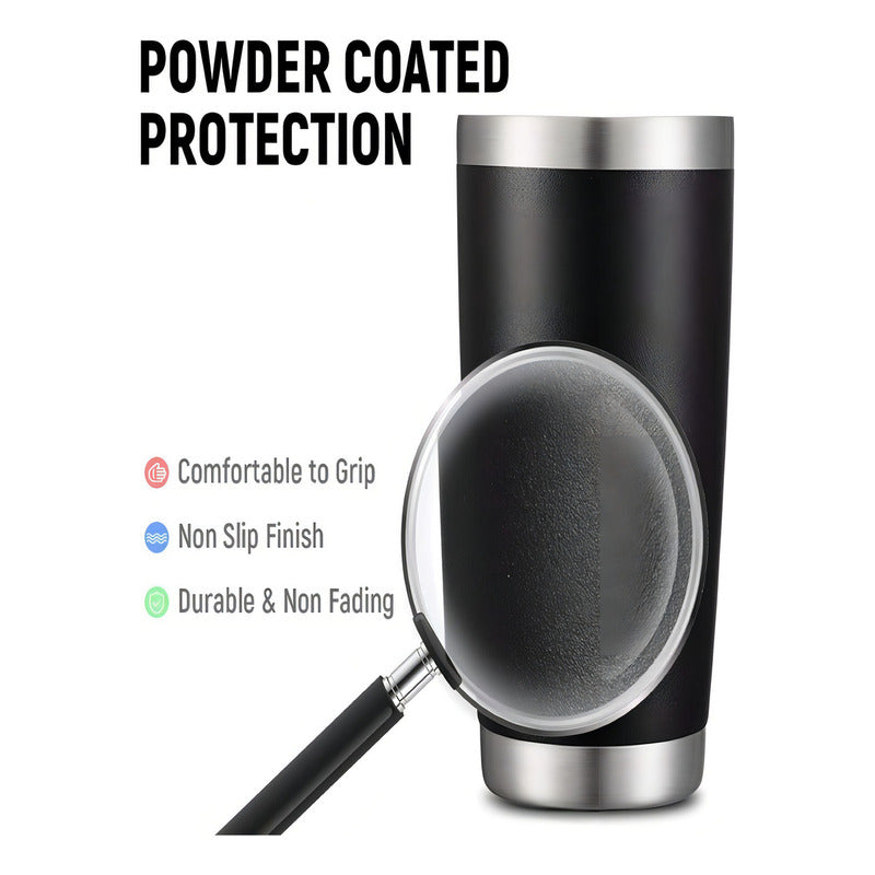 Vaso Termo De Acero Inoxidable 20 Oz Color Gris Vaso Termo 20 Oz