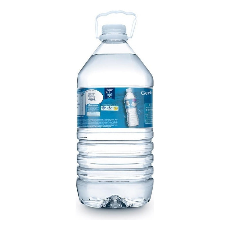 Agua Natural Gerber Botella 4 L Purificada