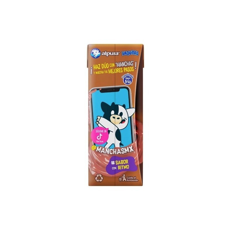 Leche Alpura Vaquitas Sabor Chocolate Chocopower 200 Ml - Eurotruck Mexico