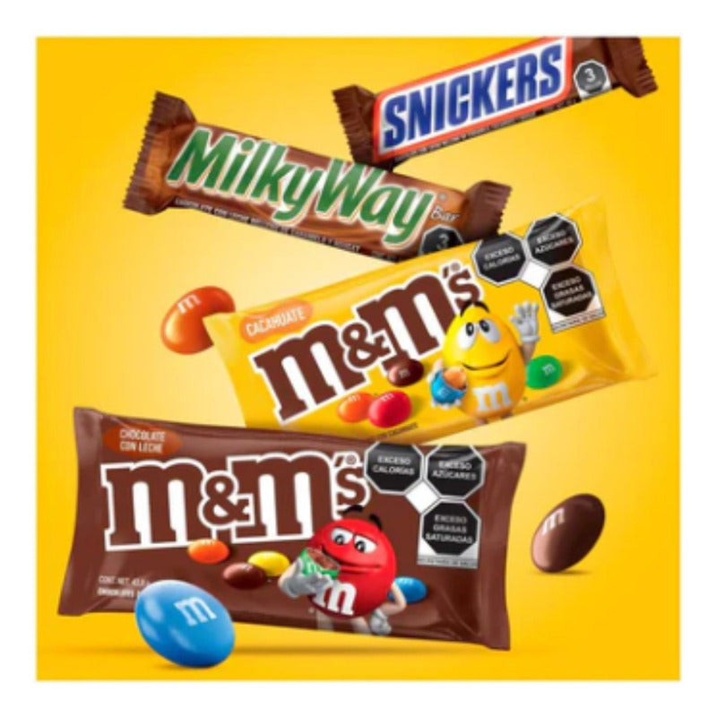 Chocolate Surtido De Chocolate 14pz Snickers M&ms Milkyway - Eurotruck Mexico