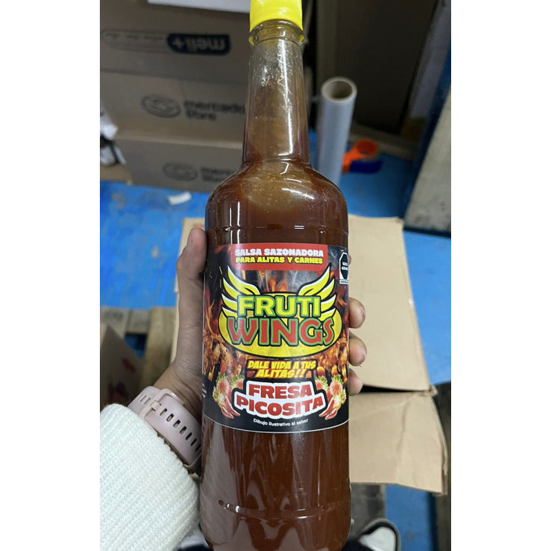 Salsa Fruti Wings Sazonador Para Alitas Fresa Picosita De 1l - Eurotruck Mexico