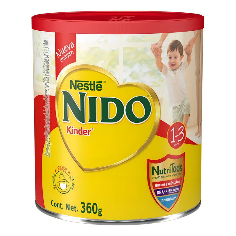 Leche De Fórmula En Polvo Nestlé Nido Kinder En Lata De 360g