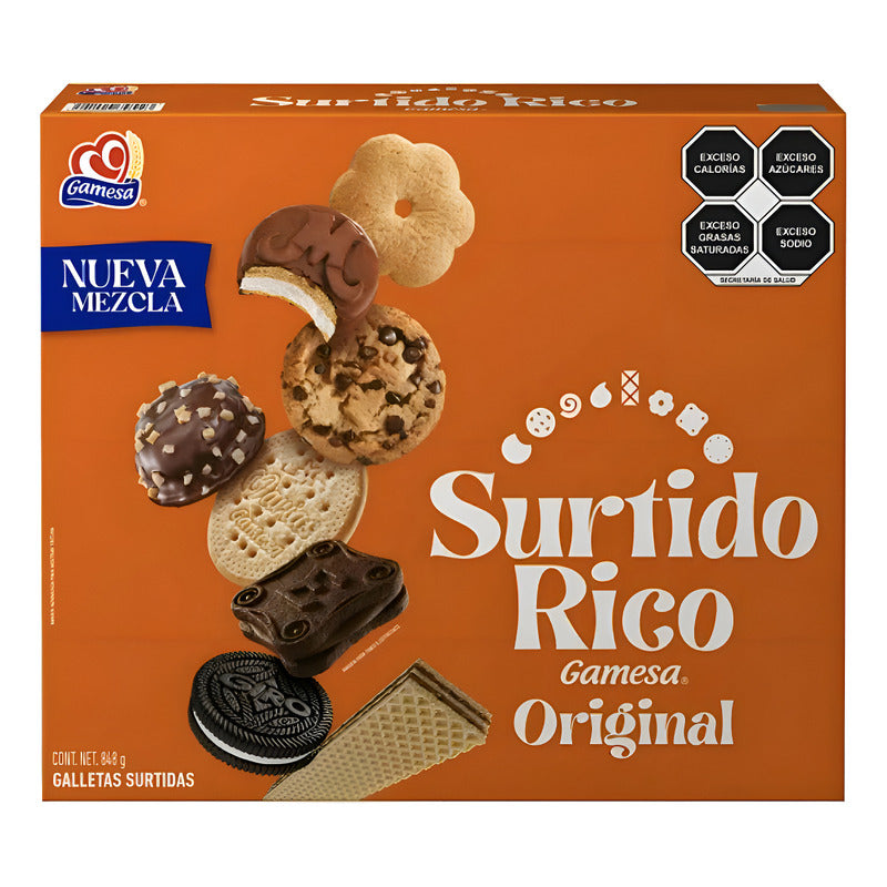 Galletas Gamesa Surtido Rico 848 g Nueva Mezcla - Eurotruck Mexico