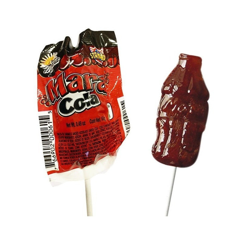 Dulce Paleta Mara Cola Sabor Coca Cola 40 Pz Refresco - Eurotruck Mexico