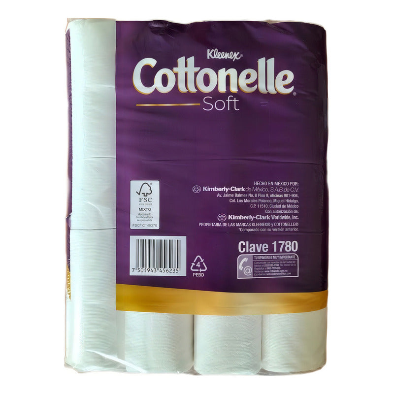 Papel Higiénico Kimberly-clark Kleenex Cotonelle Doble Hoja De 40 u
