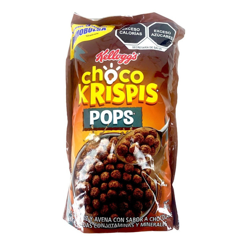 Cereal Kelloggs Bolitas De Chocolate Choco Krispis Pops 90gr - Eurotruck Mexico