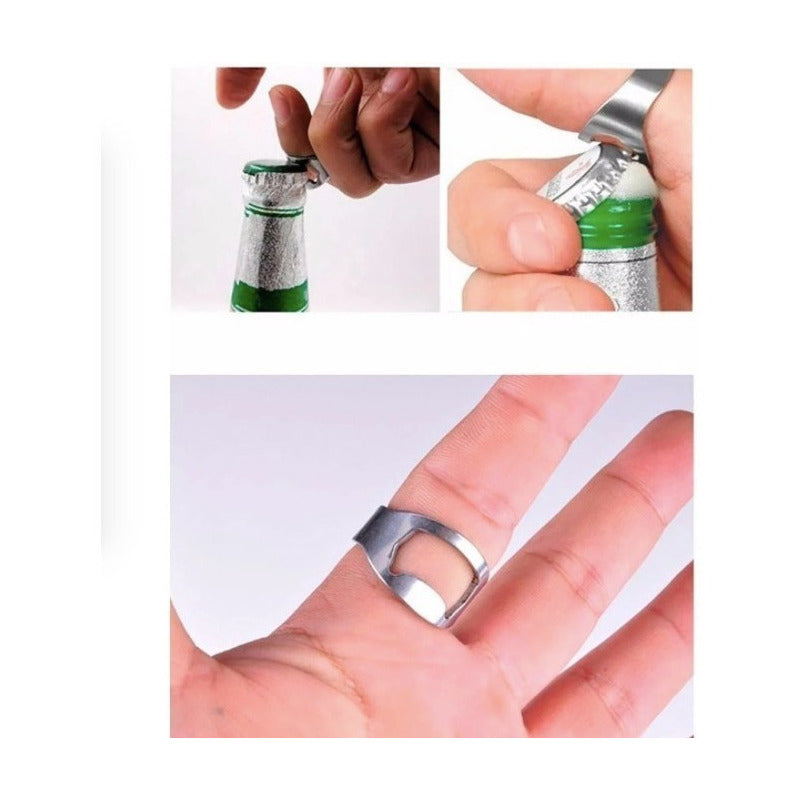 20 Anillos Destapador De Cerveza Botella Acero Inoxidable - Eurotruck Mexico