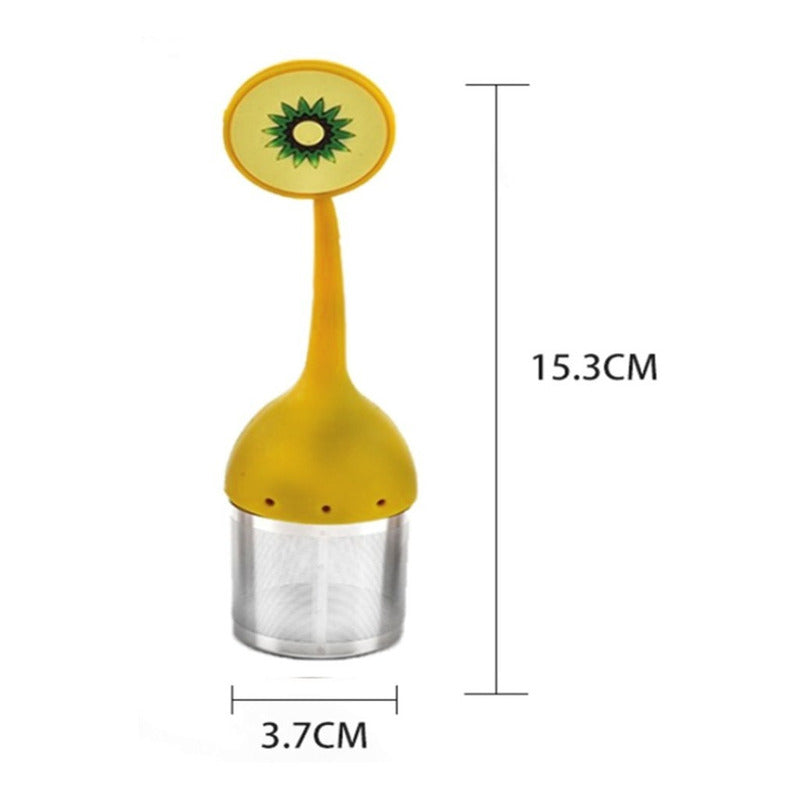 Infusor De Te Metal Silicona Kiwi - Eurotruck Mexico