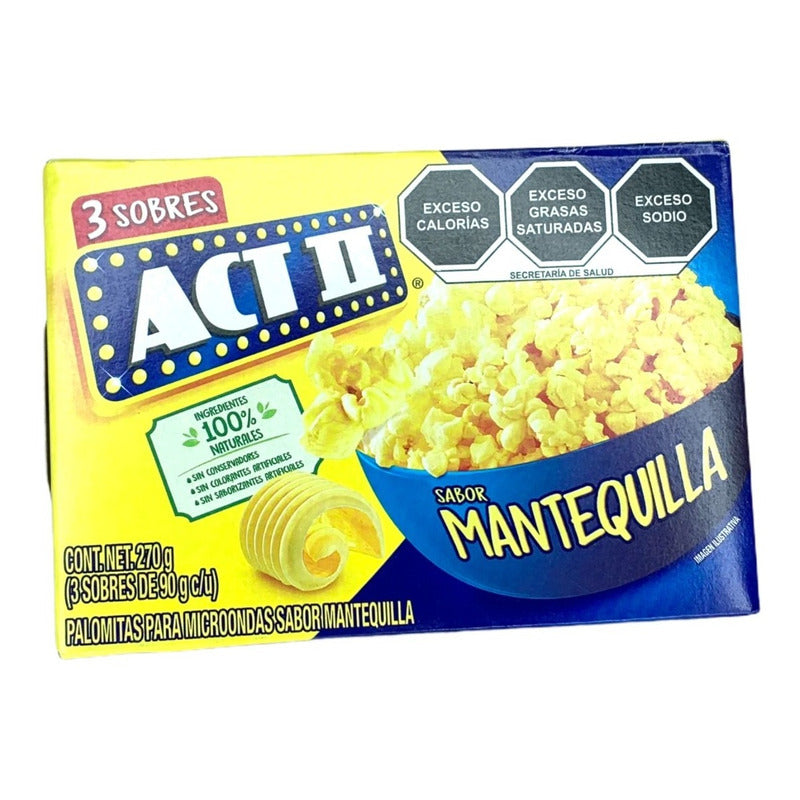 Palomitas Para Microondas Act Ii Mantequilla 3 Pzas - Eurotruck Mexico