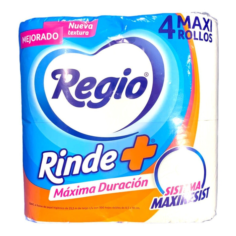 Papel Higiénico Regio Rinde Mas 4 Rollos - Eurotruck Mexico