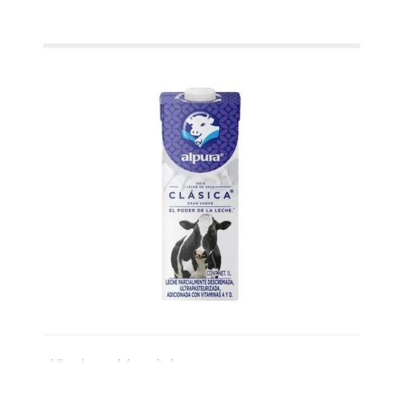 Leche Alpura Clasica 1 Litro Leche De Vaca - Eurotruck Mexico