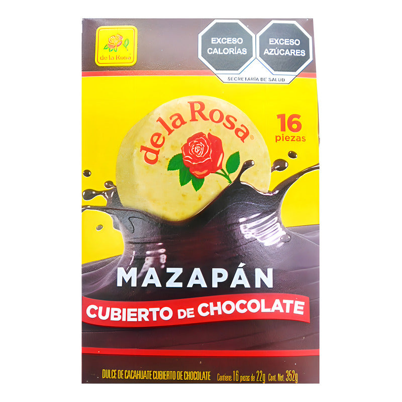 De La Rosa Mazapan Cubierto De Chocolate 16pz 352gr - Eurotruck Mexico