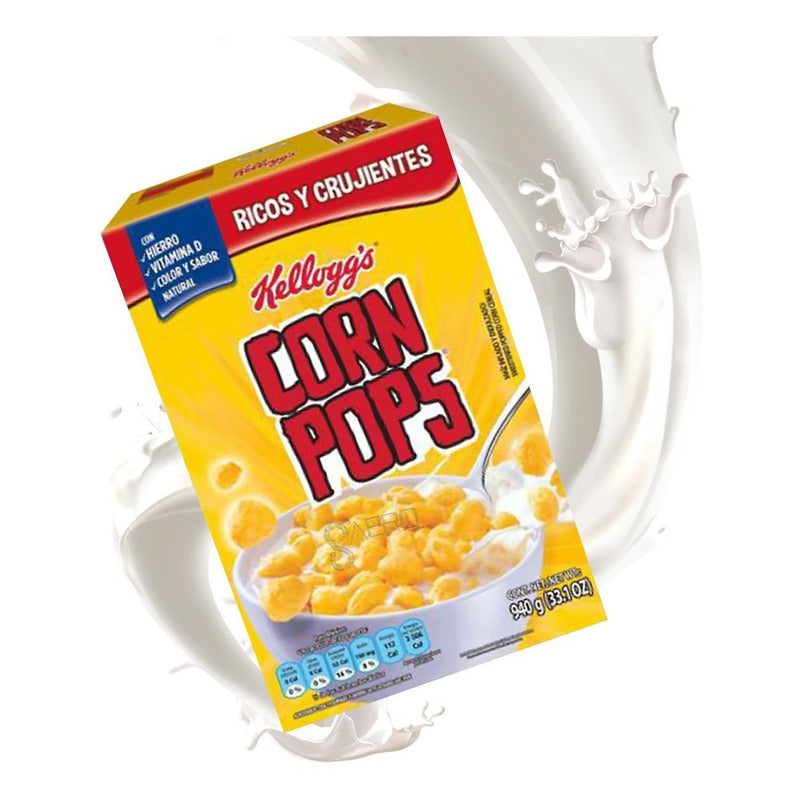 Cereal Corn Pops De Kellogs 940g De Maiz Inflado Y Endulzado - Eurotruck Mexico