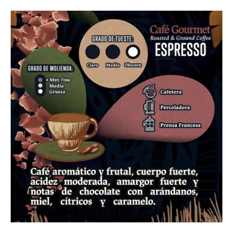 Cafe Puro Tostado Y Molido Espresso Members Mark Chiapas 1kg