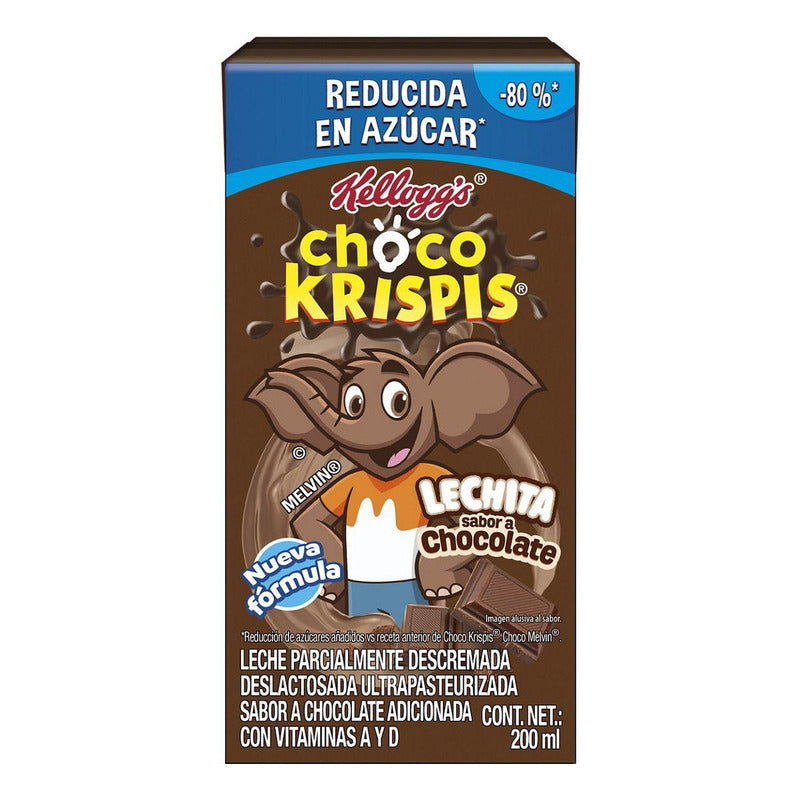 Leche Deslactosada Kellogg's Choco Krispis Chocolate 200ml