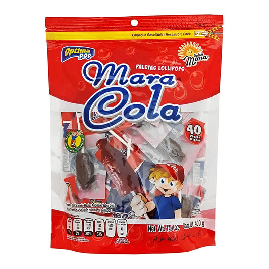 Paleta Mara Cola Sabor Coca Cola 40 Piezas - Eurotruck Mexico