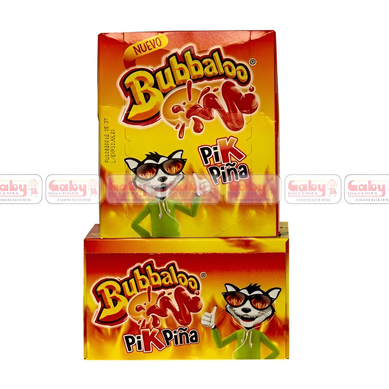 Chicle Bubbaloo Sabor Pikpiña Goma De Mascar Caja 47pz Dulce - Eurotruck Mexico