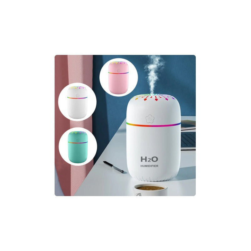 Humidificador De Aire Portátil, Difusor Nano Con Luz Led.