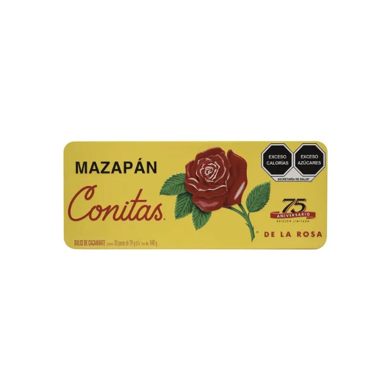 Mazapan De La Rosa Conitas Caja Metalica De 840 Gr 30pz