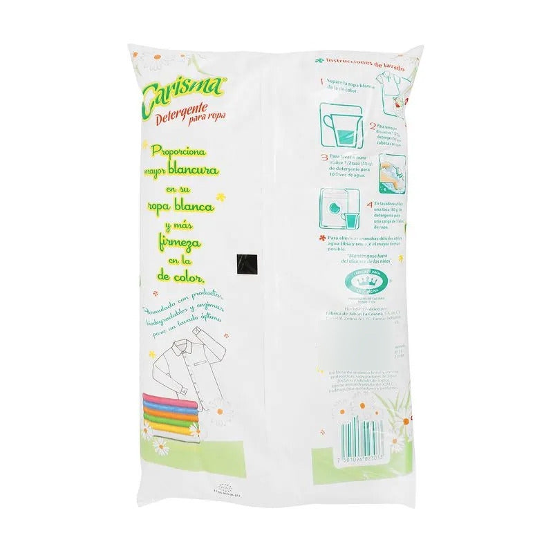 Detergente En Polvo Carisma Floral Antibacterial 250g Bolsa - Eurotruck Mexico