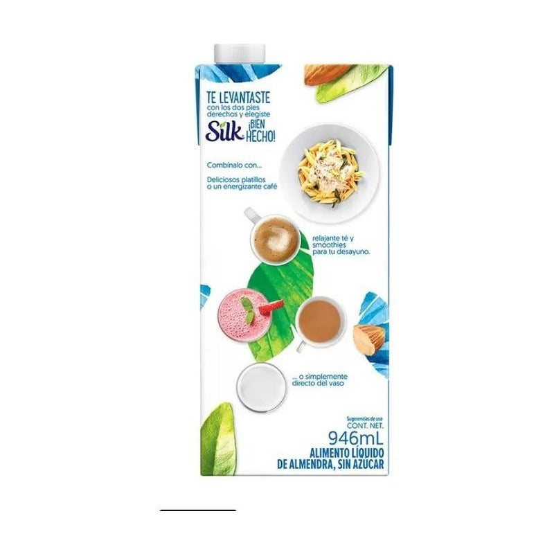 Leche De Almendra Silk Sin Azucar Original 6 Pzs De 946 Ml - Eurotruck Mexico