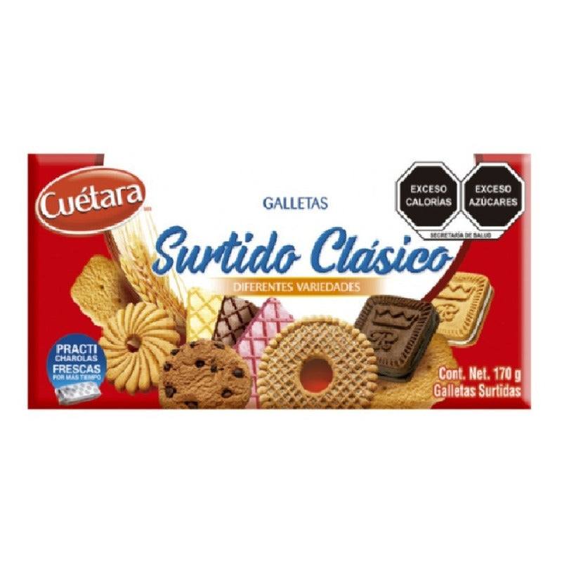 Cuétara Galletas Clásico 170g Mix Rellenas Vainilla Chocolate