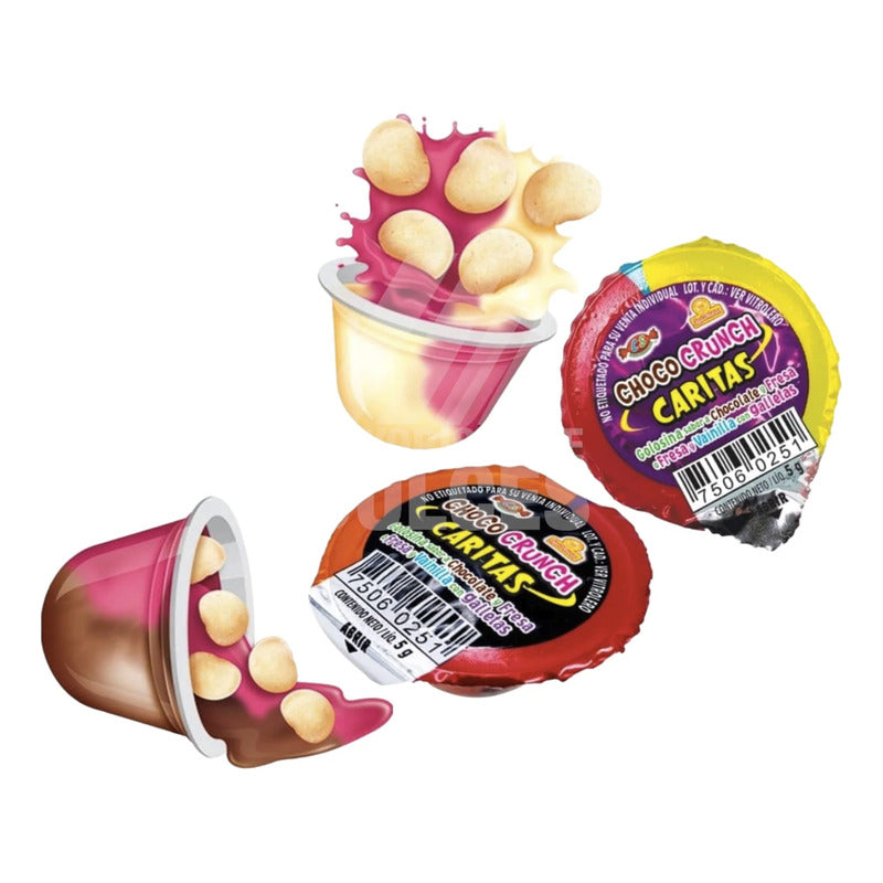 Choco Crunch Caritas Mix 40pzs Las Delicias