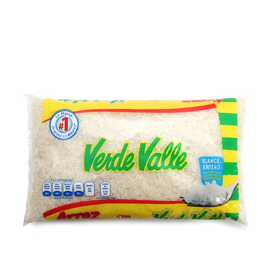 Arroz Blanco De 1 Kg Esponjadito Y Delicioso Valle Verde - Eurotruck Mexico