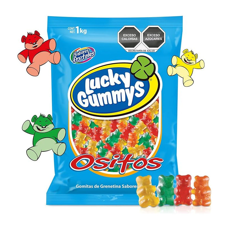 Lucky Gummys Ositos Gomitas De Frutas 1kg - Eurotruck Mexico