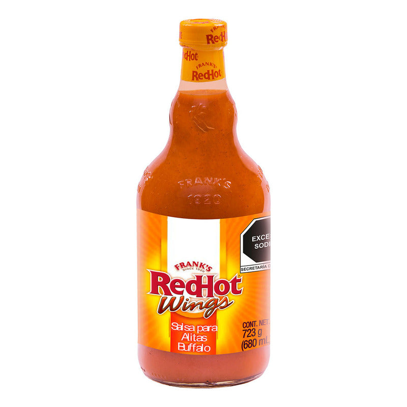 Frank's Red Hot Wings Alitas Buffalo 680ml Salsa Picante - Eurotruck Mexico