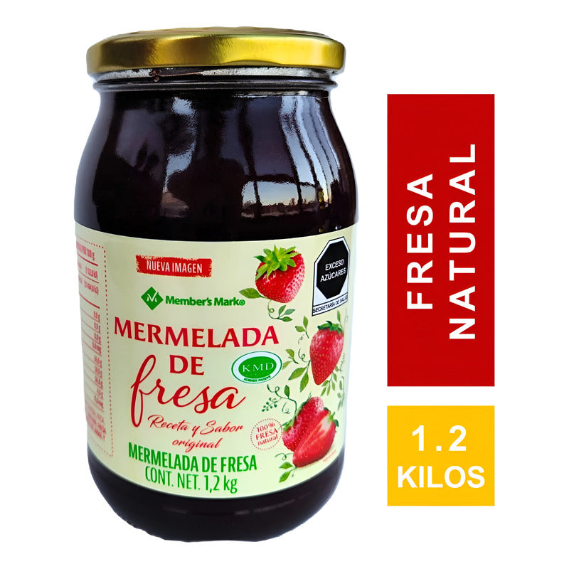 Mermelada De Fresa Member's Mark® Frasco Grande De 1.2 Kg - Eurotruck Mexico