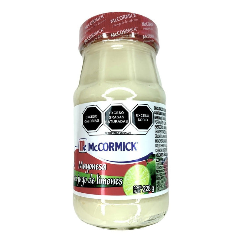 Mayonesa Mccormick Con Jugo De Limón De 228 G