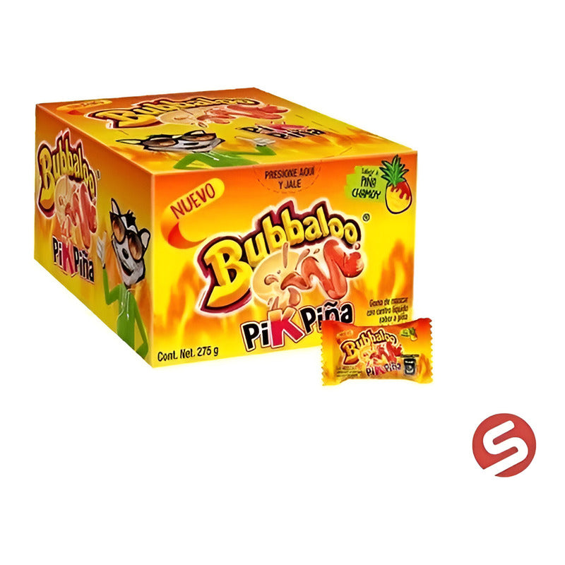 Chicle Bubbaloo Sabor Pikpiña Goma De Mascar Caja 47pz Dulce - Eurotruck Mexico