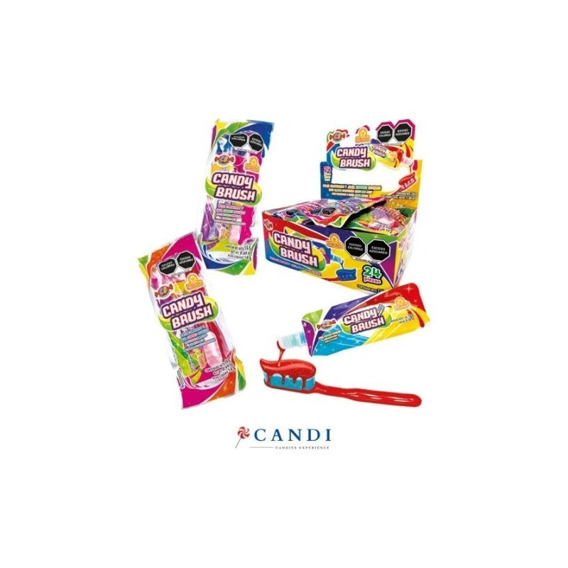 Dulce Y Jalea Candy Brush 24 Pz Las Delicias Sabor Frutal - Eurotruck Mexico