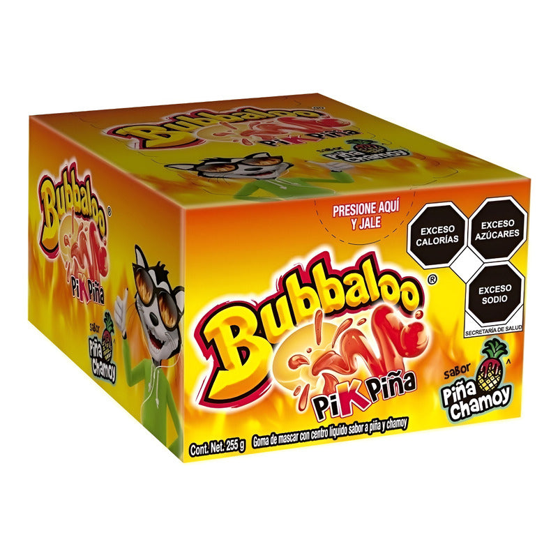 Chicle Bubbaloo Sabor Pikpiña Goma De Mascar Caja 47pz Dulce - Eurotruck Mexico