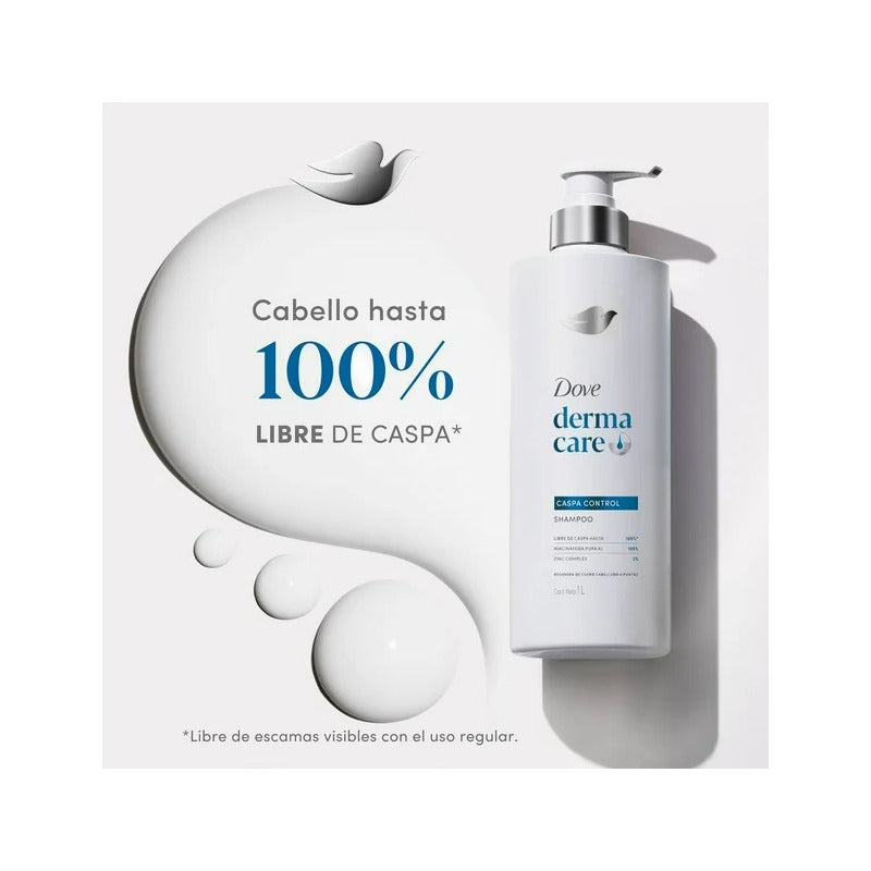 Dove Shampoo Dermacare Caspa Control 1l - Eurotruck Mexico